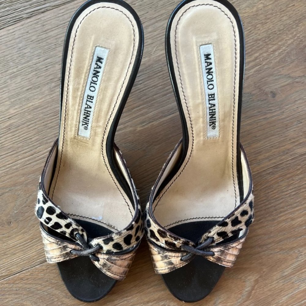 Manolo Blahnik Slides
